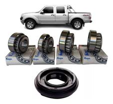 Kit 4 Rolamentos Diferencial S10 4x2 4x4 97 A 11 Troller 4x4