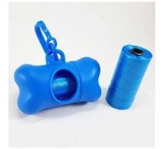 Kit 4 rolinhos sacolas higiênicas com suporte para pets
