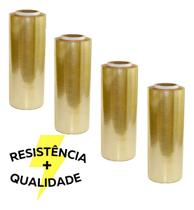 Kit 4 Rolo Bobina Plastico Filme Pvc 28cm X 300m- 300 Metros Kit 4 Rolo Bobina Plastico Filme Pvc 28cm X 300m- 300 Metros