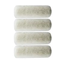 Kit 4 Rolo Pintura Pele Carneiro Látex Acrílica 23cm Tigre