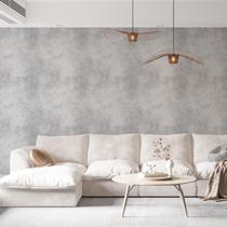 Kit 4 Rolos Papel De Parede Adesivo Cimento Queimado 3,0M