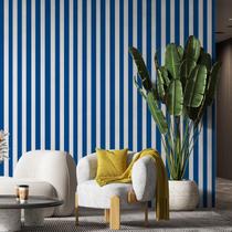 Kit 4 Rolos Papel De Parede Adesivo Listrado ulbranco 3,0M