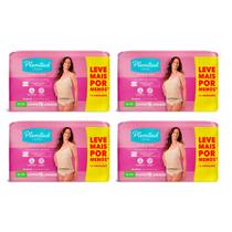 Kit 4 Roupa Íntima Plenitud Femme Tamanho P/M 16 Unidades