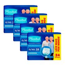 Kit 4 Roupa Íntima Plenitud Protect Plus Unissex Tamanho G/XG 24 Unidades Leve Mais Por Menos