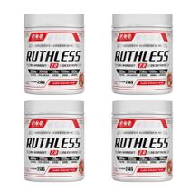 Kit 4 Ruthless 2.0 Pré-treino Sabor Morango 4x250g FNB Sport Nutrition