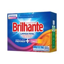 Kit 4 Sabão Em Pó Brilhante Limpeza Total 800G