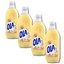 Kit 4 Sabão Liquido Ola Bebê Com Extratos Naturais de Camomila e Erva Doce 500ML cada