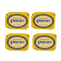 Kit 4 Sabonete em Barra Lima da Pérsia Glicerina Óleo de Palma Phebo 90g Kit 4 Sabonete em Barra Lima da Pérsia Glicerina Óleo de Palma Phebo 90g