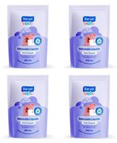 Kit 4 Sabonete Líq Baby Sono Tranquilo Refil 210ml - Baruel
