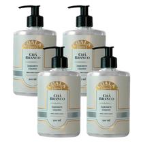 Kit 4 Sabonete Líquido Coala Home Chá Branco 500ml