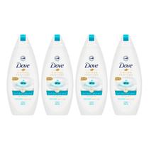 Kit 4 Sabonete Líquido Dove Antibacteriano Cuida e Protege 250ml