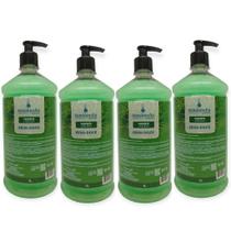 Kit 4 Sabonete Líquido Perfumado 1 Litro Grande Hidratante PH Antialérgico Senalândia - Envio Já Kit 4 Sabonete Líquido Perfumado 1 Litro Grande Hidratante PH Antialérgico Senalândia - Envio Já