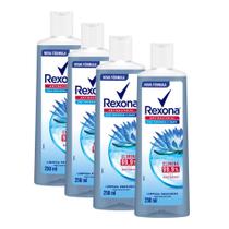 Kit 4 Sabonete Líquido Rexona Antibacterial Limpeza Profunda 250ml Kit 4 Sabonete Líquido Rexona Antibacterial Limpeza Profunda 250ml