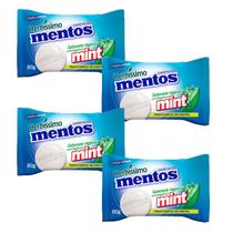 Kit 4 Sabonete Mentos Mint Sabão em Barra Menta 80g Herbíssimo