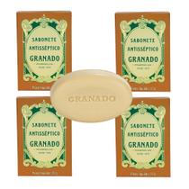 Kit 4 Sabonete Phebo Granado Antisséptico Anti Acne e Oleosidade Enxofre em Barra 90g