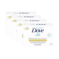 Kit 4 Sabonetes em Barra Baby Dove Hidratação Balanceada 75g