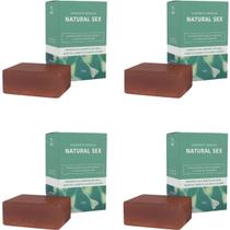 Kit 4 Sabonetes em Barra NaturalSex Corporal e Intimo 90g