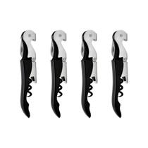 Kit 4 Saca Rolha Abridor Vinhos Garrafa Profissional Baccani