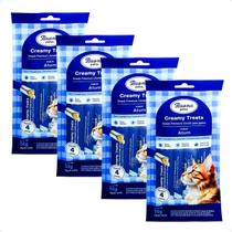 Kit 4 Sachê Sabor Atum - 56G Para Gatos Buona Petix Creamy Kit 4 Sachê Sabor Atum - 56G Para Gatos Buona Petix Creamy
