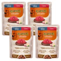 Kit 4 Sachê Special Dog Ultralife Sênior Sabor Carne - 100g Kit 4 Sachê Special Dog Ultralife Sênior Sabor Carne - 100g