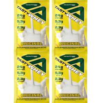 Kit 4 Saches 34 G Tasty Whey 3w Adaptogen Science Sabores Original