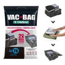 Kit 4 Saco a vácuo Vac-Bag Trip Bag Organizador 60x40 Viagem