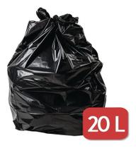 Kit 4 Saco De Lixo 20l Litros Preto Forte - 400 Unidades