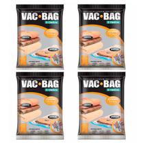 Kit 4 Saco para Armazenagem a Vácuo Vac Bag Impermeável Para Closet 55 x 90 cm Grande Kit 4 Saco para Armazenagem a Vácuo Vac Bag Impermeável Para Closet 55 x 90 cm Grande