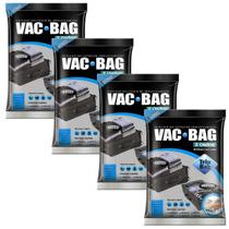 Kit 4 Saco Vácuo Vac Bag Ordene Trip Bag Reduz Espaço Mala