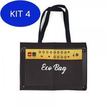 Kit 4 Sacola Bolsa Ecobag - Amplificador - L3 Store