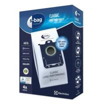 Kit 4 Sacos de aspirador de pó de longa performance - Modelos: Clario, Airmax, Jetmaxx, Ultrasilencer, Ultraone, Equipt e Powerforce (E201S) Kit 4 Sacos de aspirador de pó de longa performance - Modelos: Clario, Airmax, Jetmaxx, Ultrasilencer, Ultraone, Equipt e Powerforce (E201S)