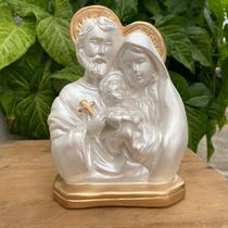 Kit 4 Sagrada Família 17cm / Lembrança Casamento