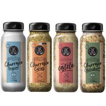 Kit 4 Sal de Parrilla Para Churrasco Br Spices