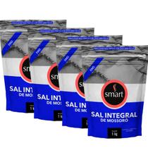Kit 4 Sal Marinho Integral De Mossoro Smart 1kg Fino