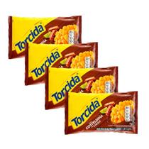 Kit 4 Salgadinho Torcida Sabor Costelinha com Limão 38g - Elma Chips