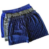 Kit 4 Samba Canção Pijama Estampado Masculino Short Dormir Tamanho G