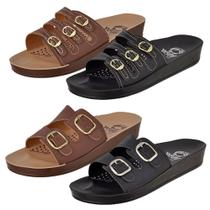 Kit 4 Sandália Ortopédica Feminina Leve Anatômica Conforto