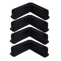 Kit 4 Sapata Pé De Fogão Fritador Ou Mesa Industrial 70x50
