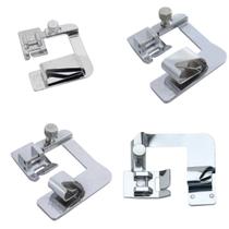 Kit 4 Sapatas Calcador de Bainha Barra 25, 19, 10 e 4,5mm para Maquina Domestica - 6290-8 ,6 ,4 e 2