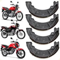 Kit 4 Sapatas Patim Lona de freio Para Moto CG 125 150 160TodososAnos Kit 4 Sapatas Patim Lona de freio Para Moto CG 125 150 160TodososAnos