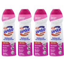 KIT 4 Sapólio Radium em Gel com Micropartículas Bombril 300 ml