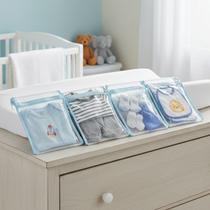 Kit 4 Saquinhos Maternidade Organizador para Mala de Bebê com Zíper 30x35cm Kit 4 Saquinhos Maternidade Organizador para Mala de Bebê com Zíper 30x35cm