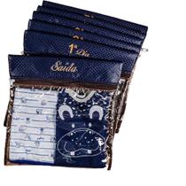 Kit 4 Saquinhos Organizadores Maternidade Bebê Trançadinho - A-65 Kit 4 Saquinhos Organizadores Maternidade Bebê Trançadinho - A-65