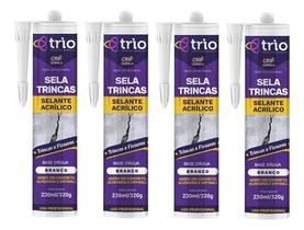 Kit 4 Sela Trinca Rachadura Parede Concreto Drywal 320g Orbi Kit 4 Sela Trinca Rachadura Parede Concreto Drywal 320g Orbi