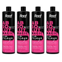 Kit 4 Selante Alisamento Profissional Progressiva Pitaya Efeito Liso AntiFrizz Raaf Cosmetics 1L Kit 4 Selante Alisamento Profissional Progressiva Pitaya Efeito Liso AntiFrizz Raaf Cosmetics 1L