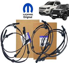 Kit 4 Sensor ABS Original Mopar Roda Dianteira e Traseira Jeep Renegade e Compass 4x2 4x4