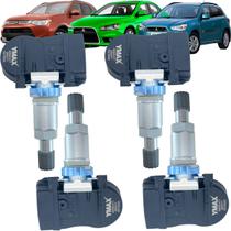 Kit 4 Sensor De Pressão Pneu Tpms Mitsubishi Outlander Lancer Asx 2.0 433Mhz