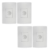 Kit 4 Sensor Presença Ilumi Interno 180º 5605 Automático Luz Segurança Casa Loja Escritório Kit 4 Sensor Presença Ilumi Interno 180º 5605 Automático Luz Segurança Casa Loja Escritório
