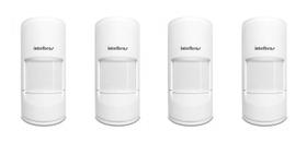 Kit 4 Sensores Passivo Sem Fio Ivp 4101 Pet Smart Intelbras