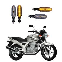 KIT 4 Seta Esportiva Pisca de Led Modelo P26 Para Moto CB 250 Twister 2004 2005 2006 2007 2008 2009 KIT 4 Seta Esportiva Pisca de Led Modelo P26 Para Moto CB 250 Twister 2004 2005 2006 2007 2008 2009